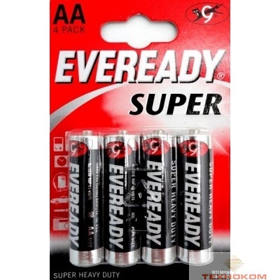 Energizer EVEREADY SHD AA/R6 FSB4 (4 шт. в уп-ке)
