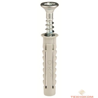 Dkc CM06522 Саморез 4,5х40 мм с дюбелем V6 ( упаковка 100 шт)