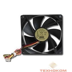 Gembird Вентилятор для корпуса 92x92x25mm, sleeve, узкий разъем 3pin [FANCASE2]