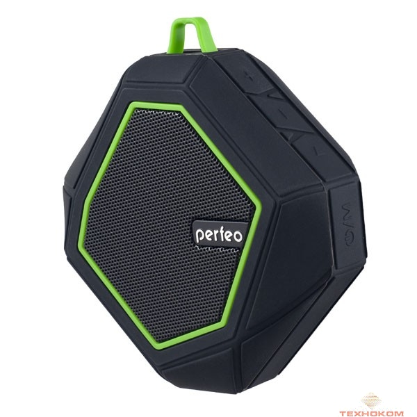 Perfeo Bluetooth-колонка PF-BT-TRTE-BKGR "TRIBUTE" FM, MP3 microSD, AUX, мощность 6Вт, 1000mAh, черная PF_5208