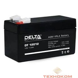 Delta DT 12012 (1.2 А\ч, 12В) свинцово- кислотный аккумулятор