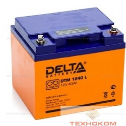 Delta DTM 1240 L (40 А\ч, 12В) свинцово- кислотный аккумулятор
