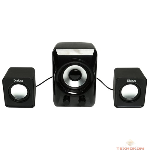 Dialog Colibri AC-202UP BLACK - колонки 2.1, 11W RMS, черные, питание от USB