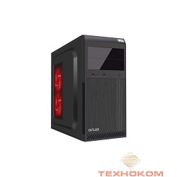 MidiTower DELUX DW600, 600W (черный) ATX 2.03, Tac 2..0, USB 3.0