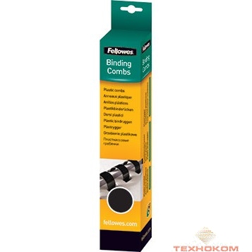 Fellowes Пружина пластиковая FS-53303 (6 мм, черный, 25 шт.)