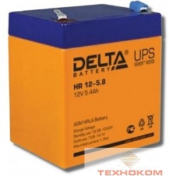 Delta HR 12-5.8 (5.8 А\ч, 12В) свинцово- кислотный аккумулятор