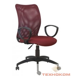 Бюрократ Ch-599/DC/TW-13N  Кресло (спинка темно-бордовый сетка TW-06N, сиденье темно-бордовый TW-13N)