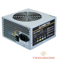 Chieftec 450W OEM [GPA-450S8] {ATX-12V V.2.3 PSU with 12 cm fan, Active PFC, ficiency >80% 230V only}