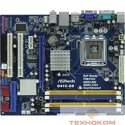 ASRock G41C-GS RTL/R 2.0{LGA775, G41, DDR3, PCI-E, 6ch Audio, LAN, SATAII, D-Sub, mATX}
