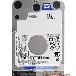 1TB WD Blue (WD10SPZX) {SATA 6Gb/s, 5400 rpm, 128Mb buffer}