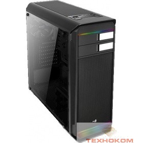 Miditower Aerocool AERO-500G RGB , ATX, без БП, закаленное стекло, RGB подсветка, USB3.0 x 1шт, USB2.0 x 2шт" (57783)