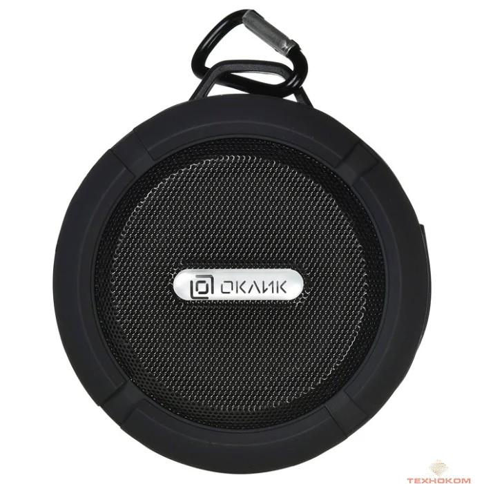 Колонка порт. Oklick OK-15 черный 3W 1.0 BT/USB 300mAh