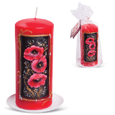 Свеча "Маки"