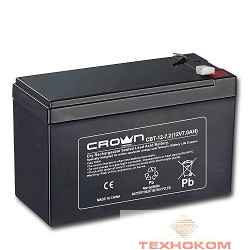 Crown Аккумулятор CBT-12-7.2 (12V, 7.2Ah)