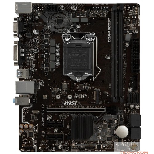 MSI B360M PRO-VD  RTL {Intel B360,  LGA1151, 2xDDR4-2666, 1xPCIEX16, 2xPCIEX1 6xSATA 1xM.2 4xUSB3.1 2xUSB2.0 VGA DVI mATX }