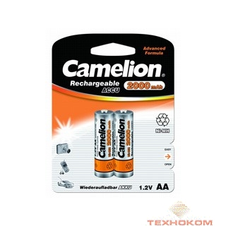 Camelion   AA-2000mAh Ni-Mh BL-2 (NH-AA2000BP2, аккумулятор,1.2В)