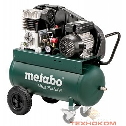 Metabo MEGA 350-50 W  Компрессор [601589000] {2.2кВт,320/м,230В,10б,50л }