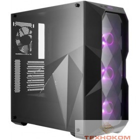 CoolerMaster MasterBox TD500, USB3.0x2, 3x120 RGB Fan, 1x120Fan, Black, ATX, w/o PSU  MCB-D500D-KANN-S00
