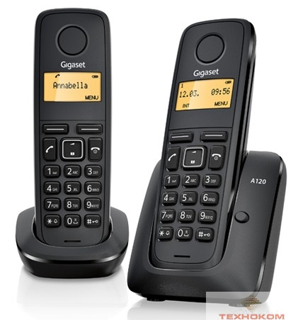 Gigaset A120 DUO RUS (две трубки)