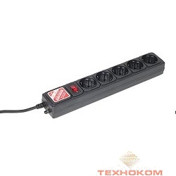 PowerCube Фильтр  B, 1.95м, 5 евророзеток (SPG-B-6-Black), черный