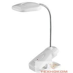 ЭРА NLED-420 [NLED-420-1.5W-W] белый {Светильник настольный, LED, на прищепке}