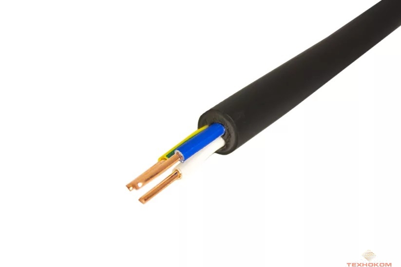 ККЗ Кабель ВВГнг(А)-LS зп 3x1,5 круглый ГОСТ (бухта 100 м)