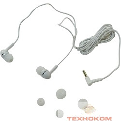 Philips SHE1450WT/51 внутриканальные 10-22000Гц 1,2м 3.5мм 103дБ сменные амбушюры белые SHE1450WT/51