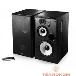 Edifier R2800 черное дерево, {Активные, 2 x 70W RMS, 42-20000Гц, дерево, пульт ДУ}