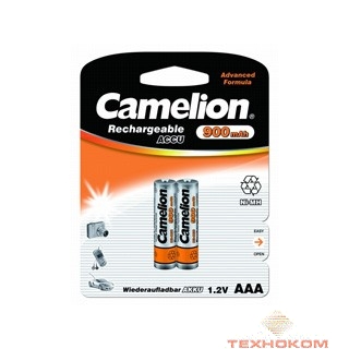 Camelion   AAA- 900mAh Ni-Mh BL-2 (NH-AAA900BP2, аккумулятор,1.2В)