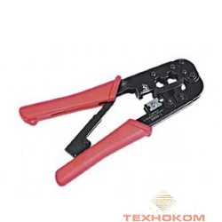 Gembird T-568R  Универсальные клещи для обжима и разделки кабеля RJ-11 (6p4c/6p2c), RJ-12 (6p6c), RJ-45 (8p8c) с фиксатором