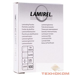Lamirel Пленки для ламинирования LA-7866301 (75х105 мм, 125 мкм, 100 шт.)