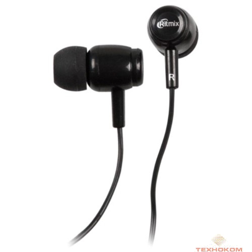 RITMIX RH-020 Black наушники, вставные {100 дБ, разъем mini jack 3.5 mm}