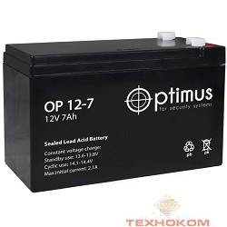 Optimus OP1207 Батарея 12V/7Ah
