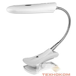ЭРА NL-207 [NL-207-2G7-9W-W] белый {Светильник настольный, на прищепке, 9 Вт}