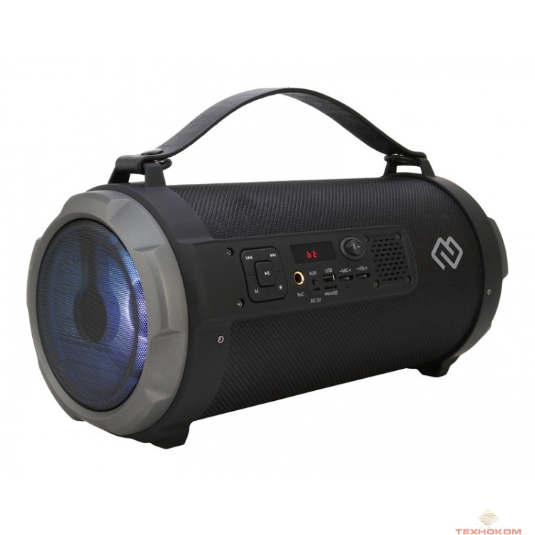 Колонка порт. Digma S-35 черный 18W 1.0 BT/USB (SP3518B)