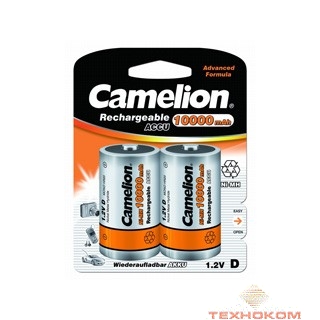 Camelion  D-10000mAh Ni-Mh BL-2 (NH-D10000BP2, аккумулятор,1.2В)