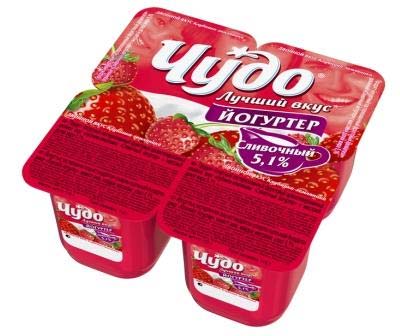 Йогурт клубничный
