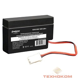 Exegate EP255178RUS Аккумуляторная батарея  Exegate Power EXG1208, 12В 0.8Ач с проводами