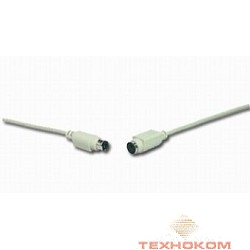 Кабель удлинитель PS/2 порта 6F/6M, 1.8м, Gembird, пакет [CC-142-6]
