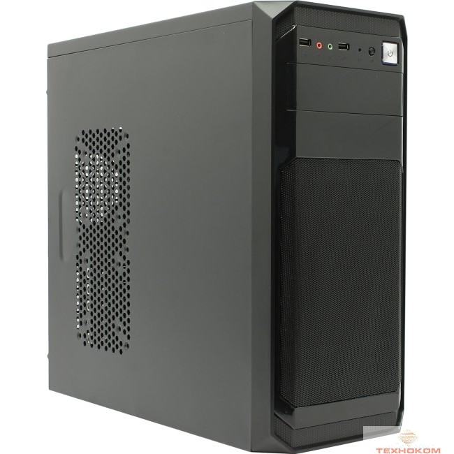 MidiTower QoRi-3370B 2*USB2.0, audio, reset, ATX, w/o PSU