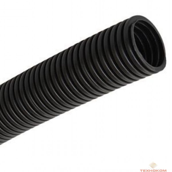 Dkc 71716 Труба ПНД гибкая гофр. д.16 мм , лёгкая с протяжкой, 100м, цвет чёрный