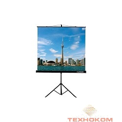 Lumien Eco View LEV-100103  Экран на треноге 200x200 см 1:1 напольный рулонный