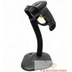 Zebra LS2208 [LS2208-SR20007R-UR]  черный {ручной лазерный сканер штрих-кода BLACK USB KIT: Includes LS2208-SR20007R scanner, CBA-U01-S07ZAR cable, 20-61019-02R Stand}