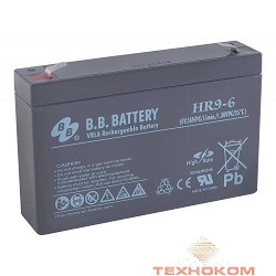 B.B. Battery Аккумулятор HR 9-6 (6V 9(8)Ah)