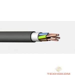 ККЗ Кабель ВВГнг(А)-LS зп 5x1,5 ок (N, PE) круглый ГОСТ (бухта 100 м)