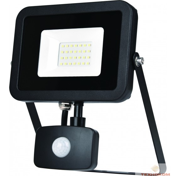 ЭРА Б0029434 Прожектор светодиодный LPR-50-2700К-М-SEN SMD Eco Slim {50W, 2700К, с датчиком движения}