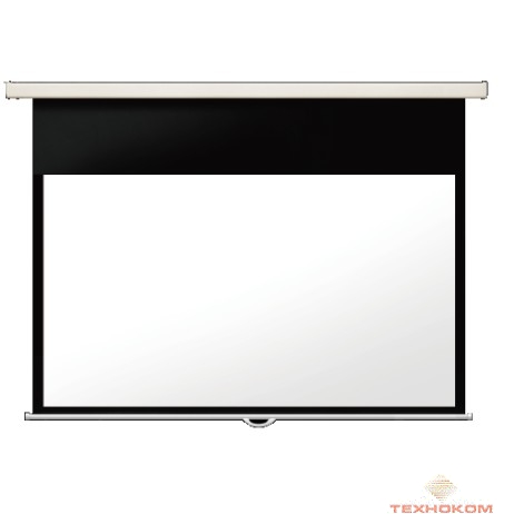 LUMIEN Master Picture CSR LMP-100101CSR Настенный экран 123x151 см (раб.область 110х146 см) (72") Matte White, механизм плавного возврата, возможность потолочн./настенного крепления  (белый корпус)4:3
