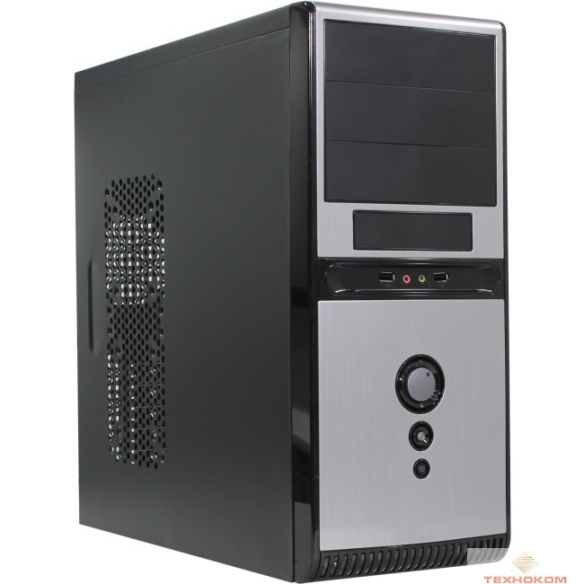 MidiTower QoRi-3336B 2*USB2.0, audio, reset, ATX, w/o PSU