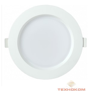 Iek LDVO0-1702-12-4000-K01 Светильник LED ДВО 1702 белый круг 12Вт 4000K IP40 {пластик. корпус, диам 145 мм}