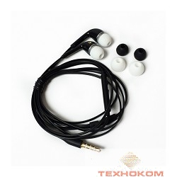 CBR Human Friends Travel Sound "Convex" Black+ cups Наушники-вкладыши c микрофоном